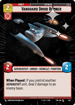 Vanguard Droid Bomber