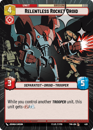 Relentless Rocket Droid