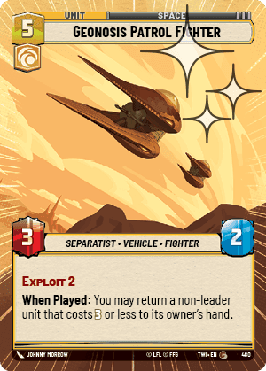 Geonosis Patrol Fighter